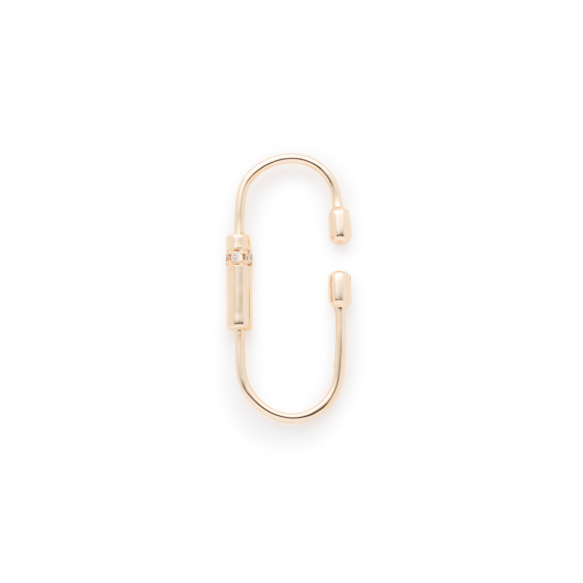 MIRÓ Diamond Ear Cuff Medium size