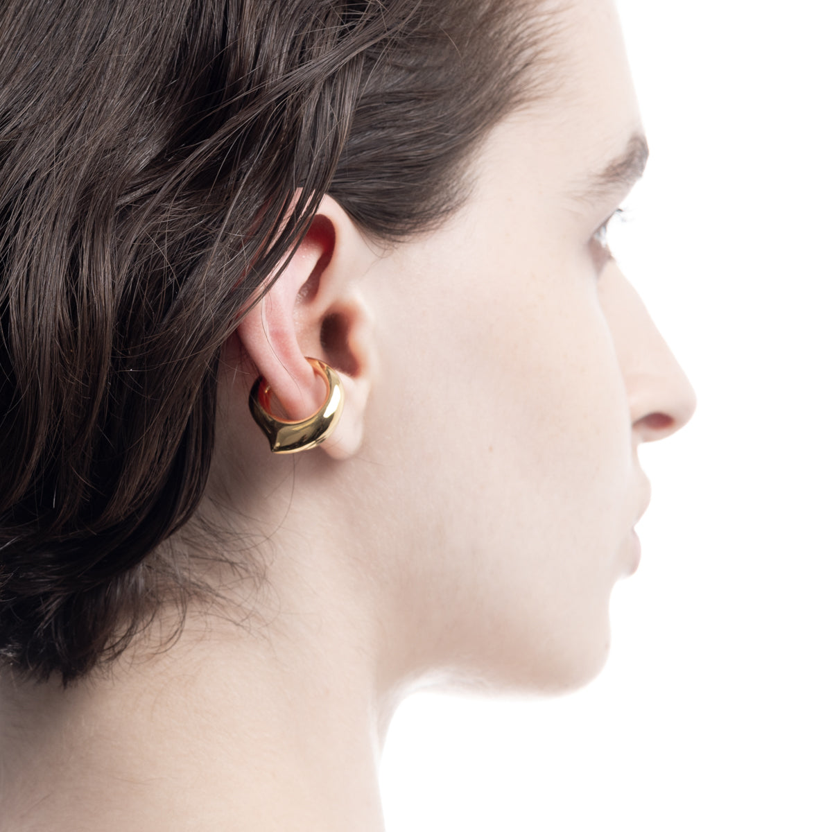 PARAKEET Ear Cuff Gold Plated for Left ear