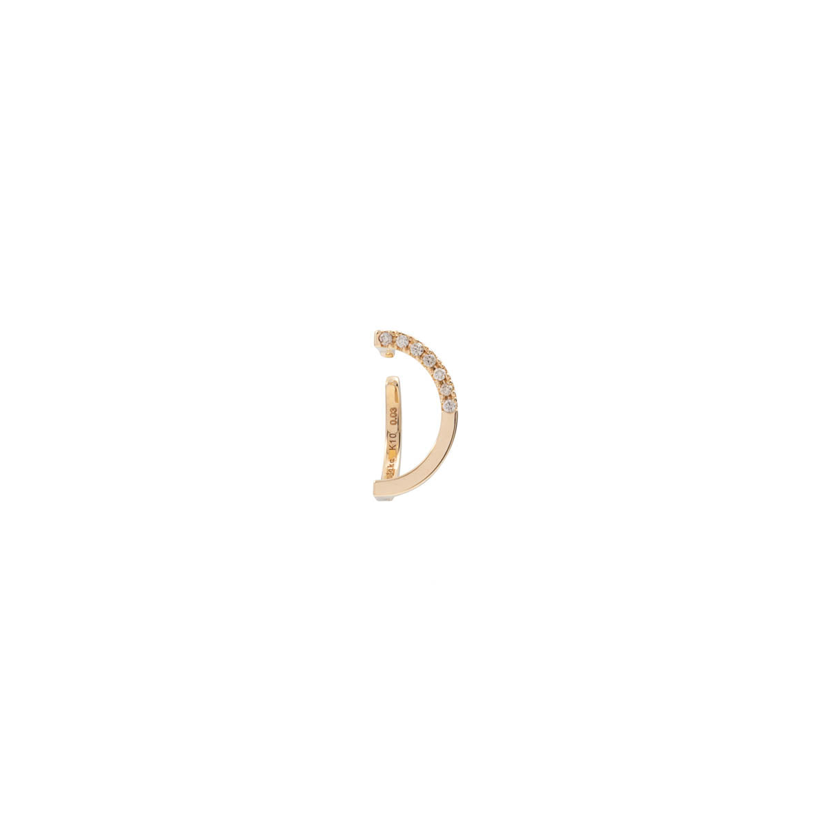 TREEHOPPER Diamond Ear Cuff Small size