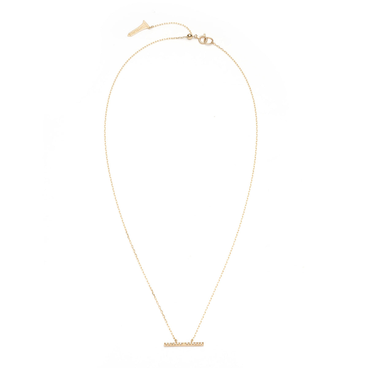 TRAPEZE Diamond Necklace Medium size