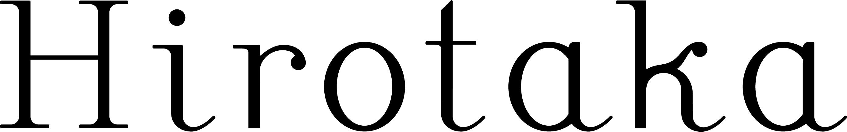 Hirotaka Official Online Store logo