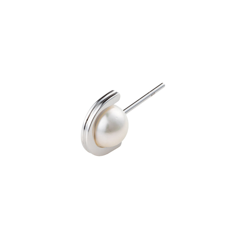"Beluga" Pearl Earring M size