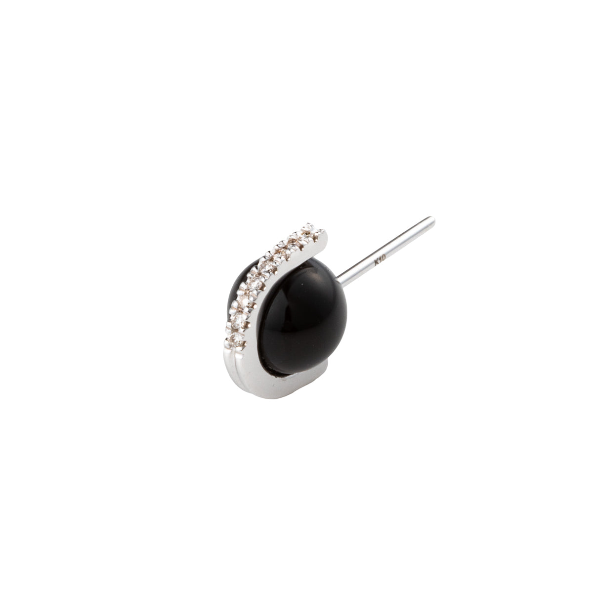 BELUGA Onyx Diamond Earring Medium size