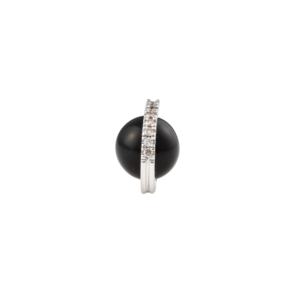 BELUGA Onyx Diamond Earring Medium size