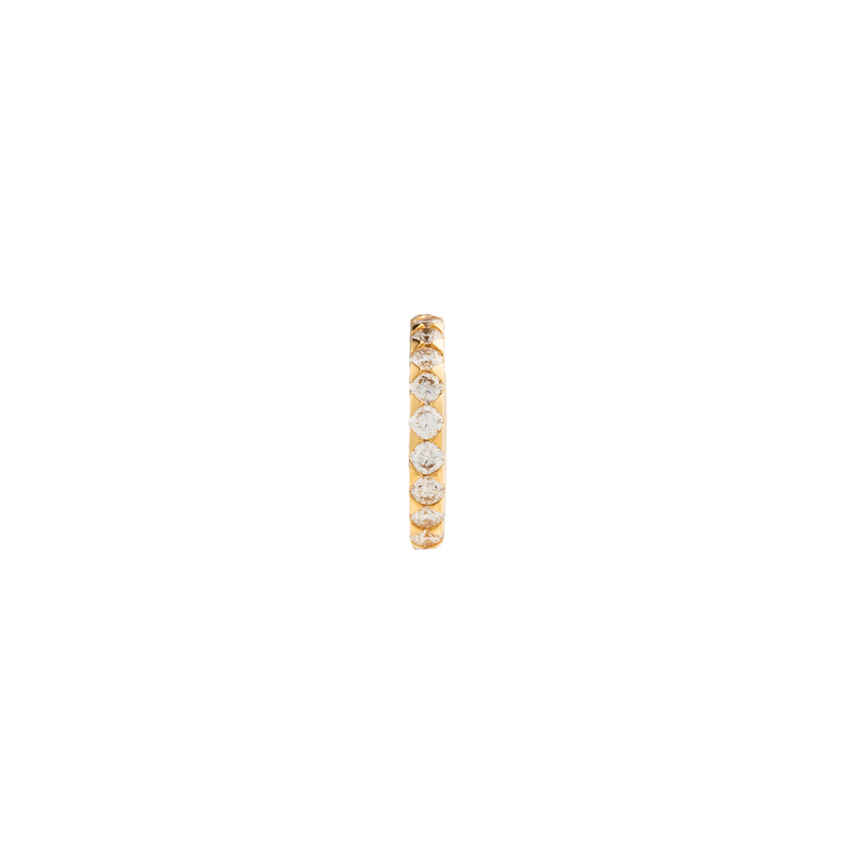 【Made-To-Order】 18K SHARK TEETH Diamond Ear Cuff Medium size