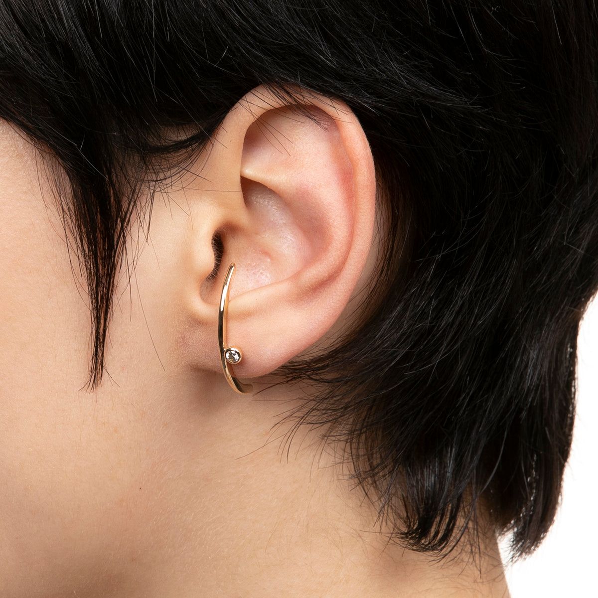 BOW Diamond Earring