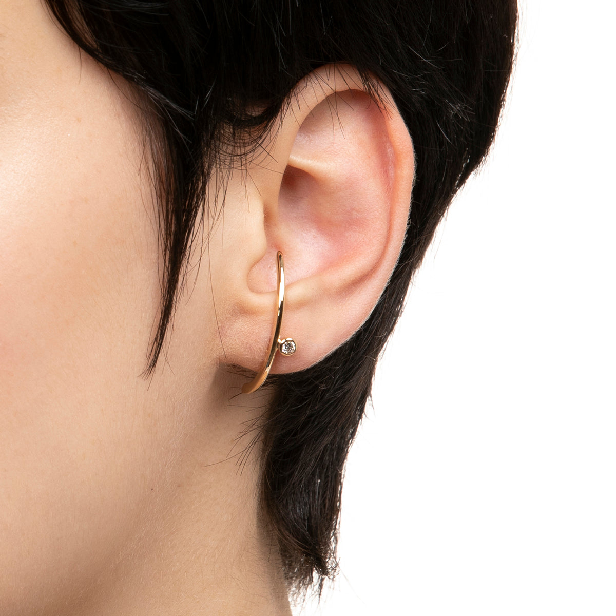 BOW Diamond Earring