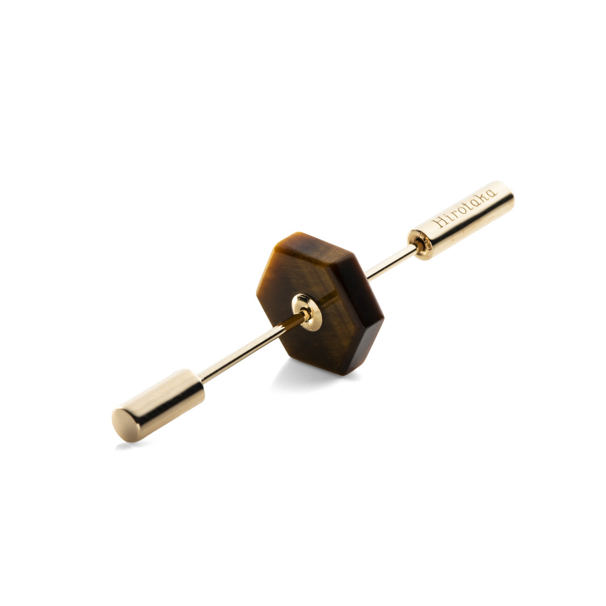 Short SPEAR Earring, Tiger's Eye