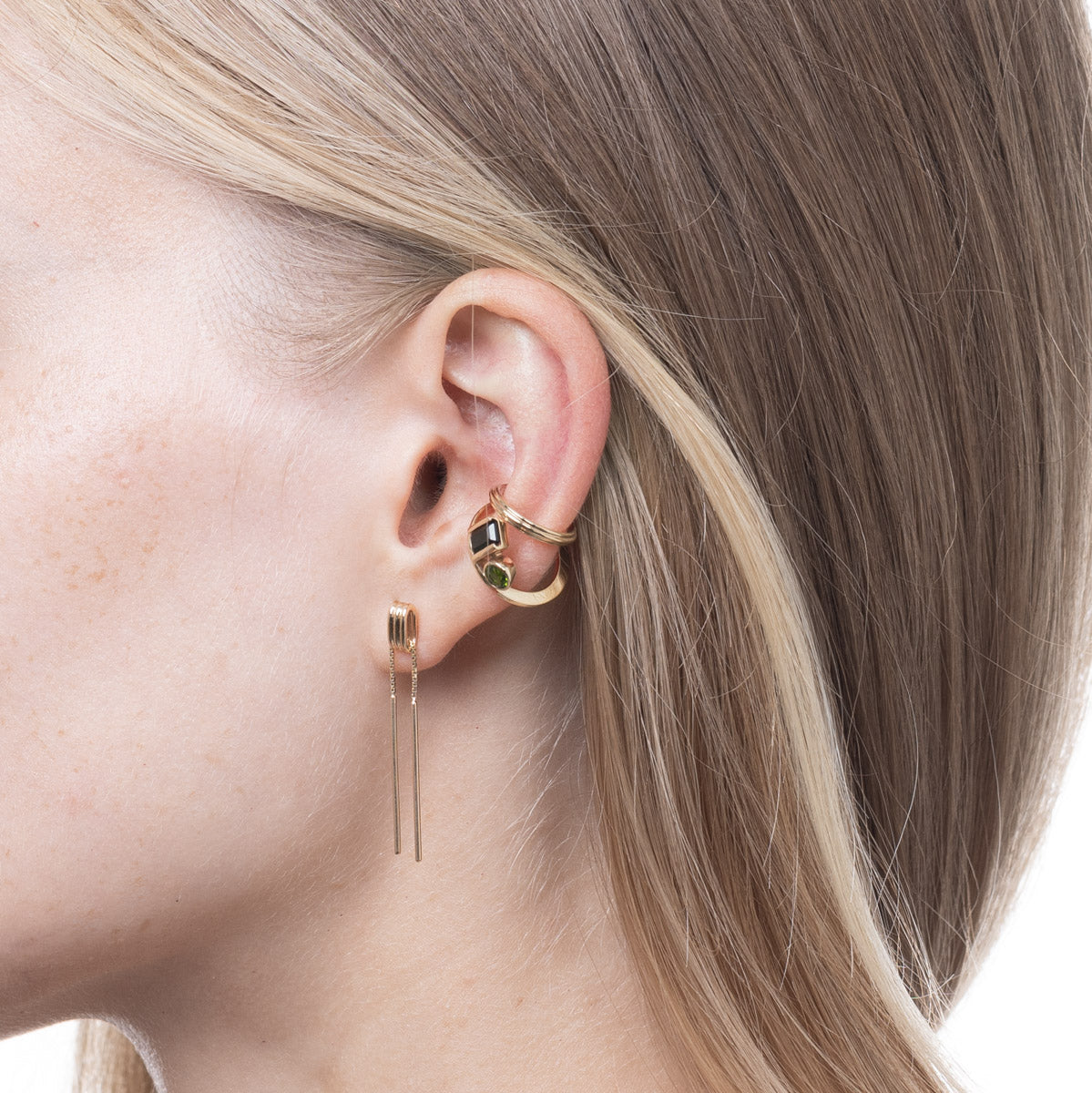 CONTORTIONIST Chain Earring Small size