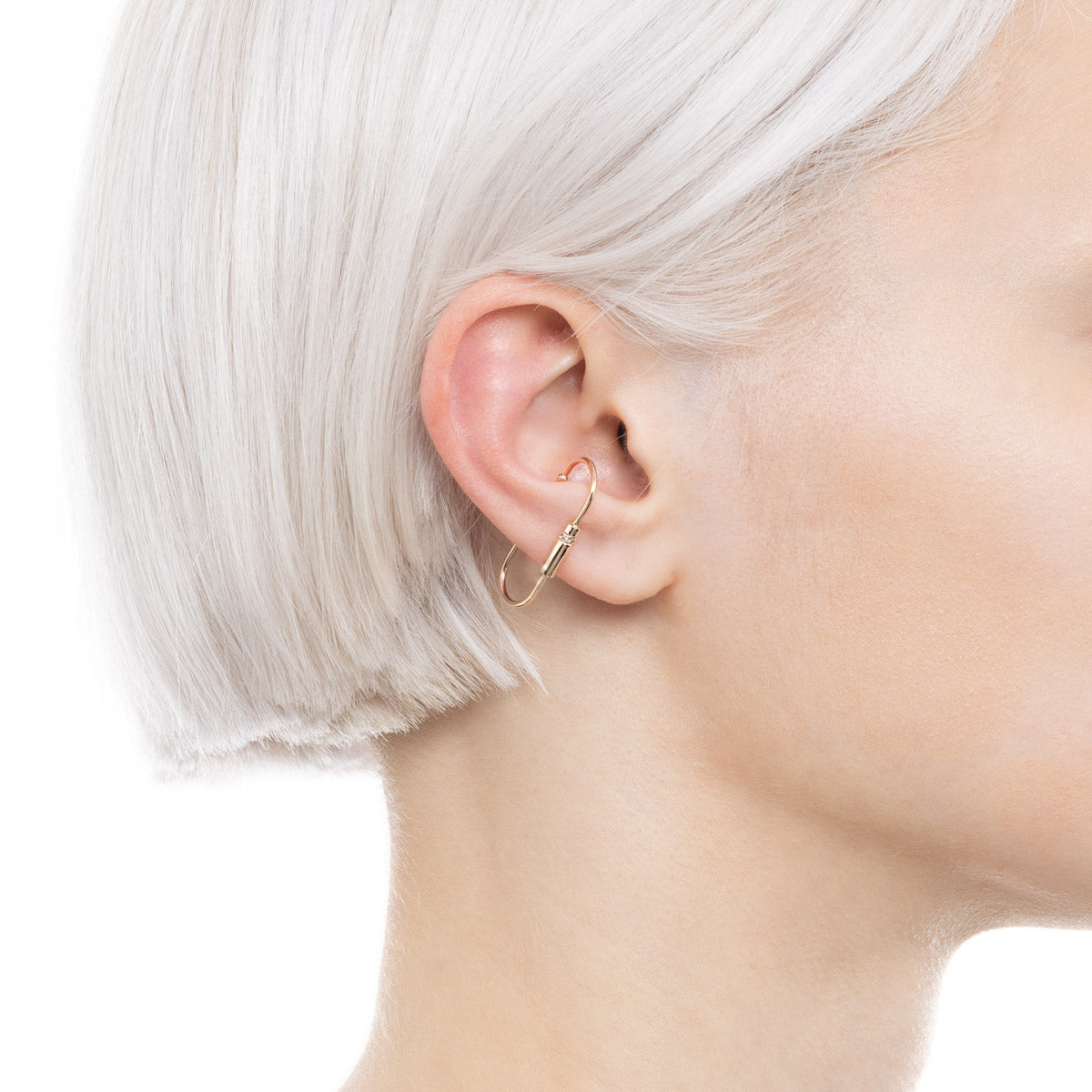 MIRÓ Diamond Ear Cuff Medium size