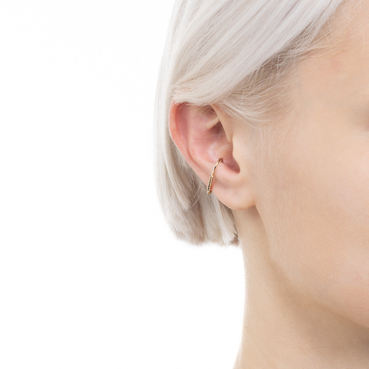 MIRÓ Diamond Ear Cuff Small size
