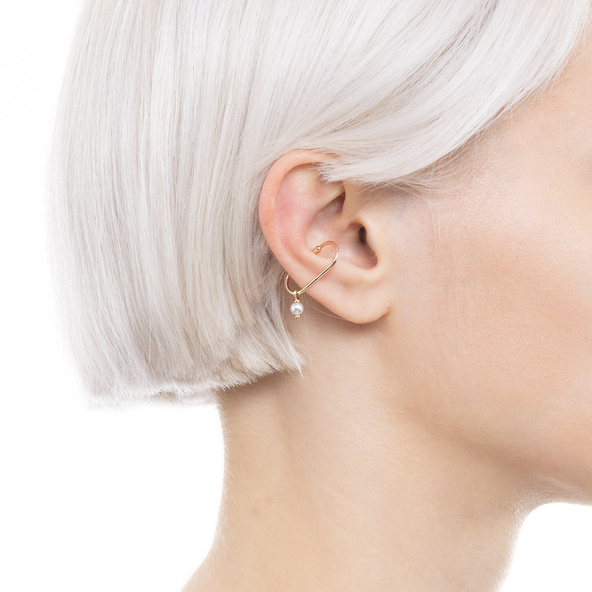 MIRÓ Akoya Pearl Ear Cuff Small size