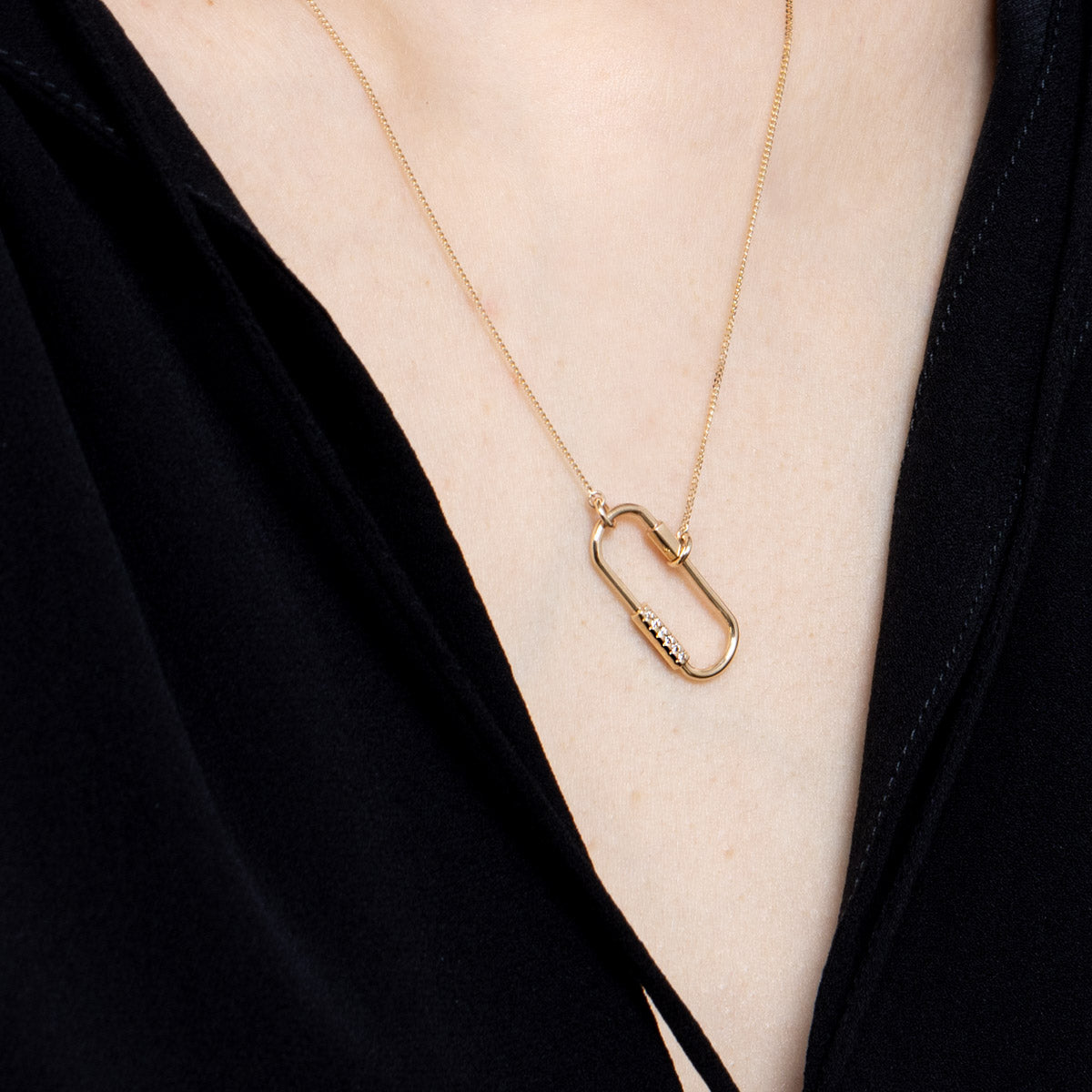 MIRÓ Diamond Prism Necklace