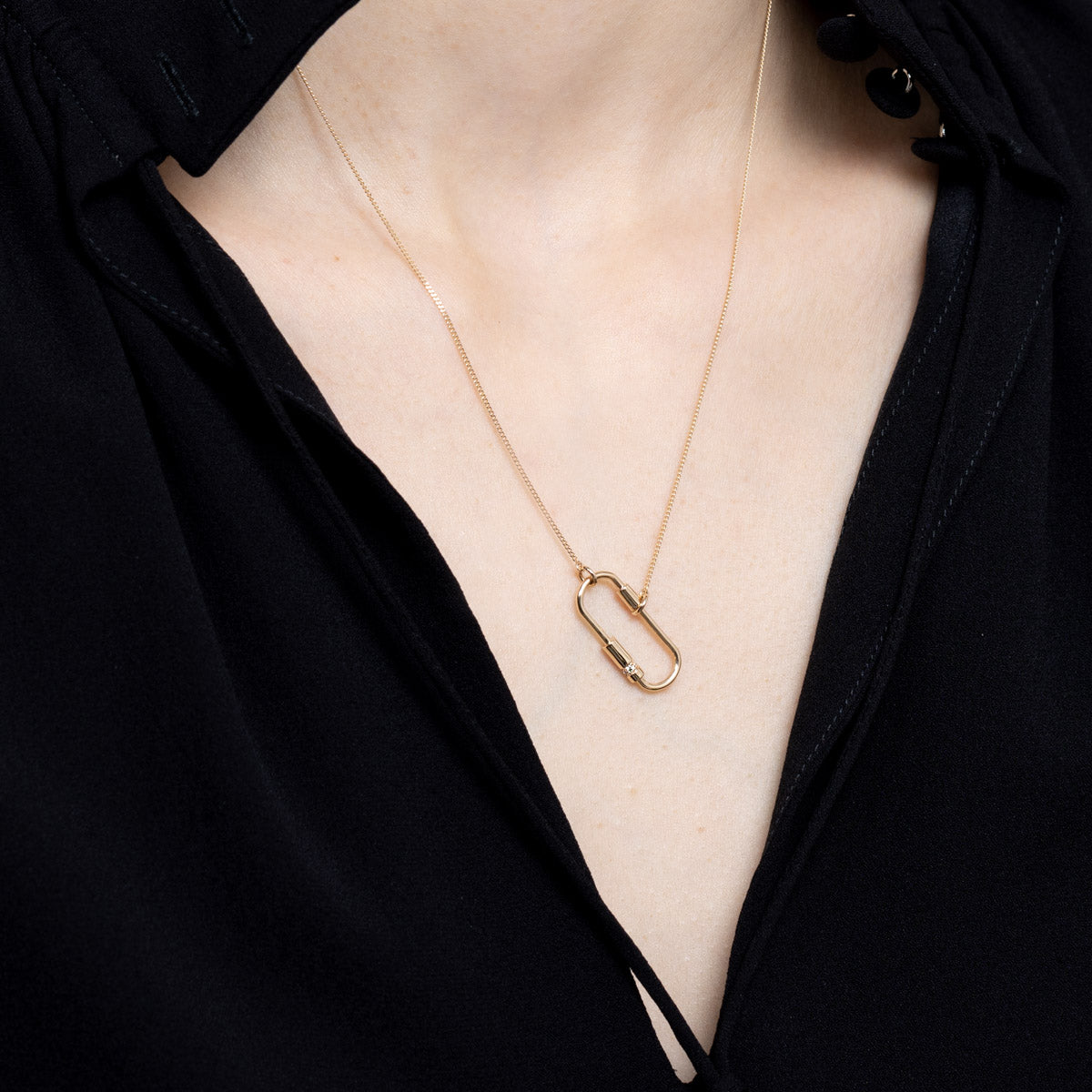 MIRÓ Diamond Cylinder Necklace