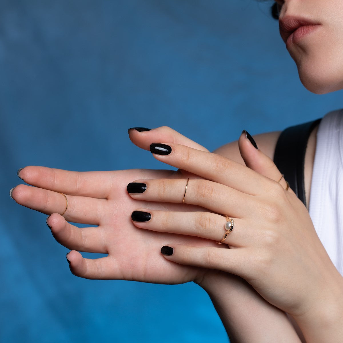BELUGA Diamond Pearl Ring