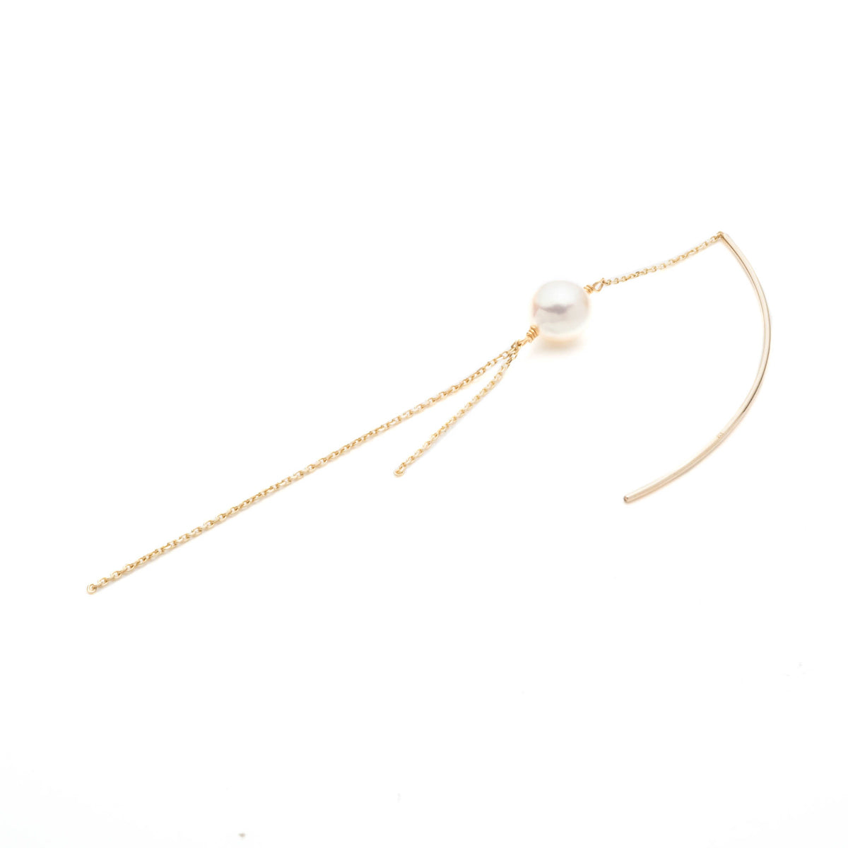Akoya Pearl Chain Earring