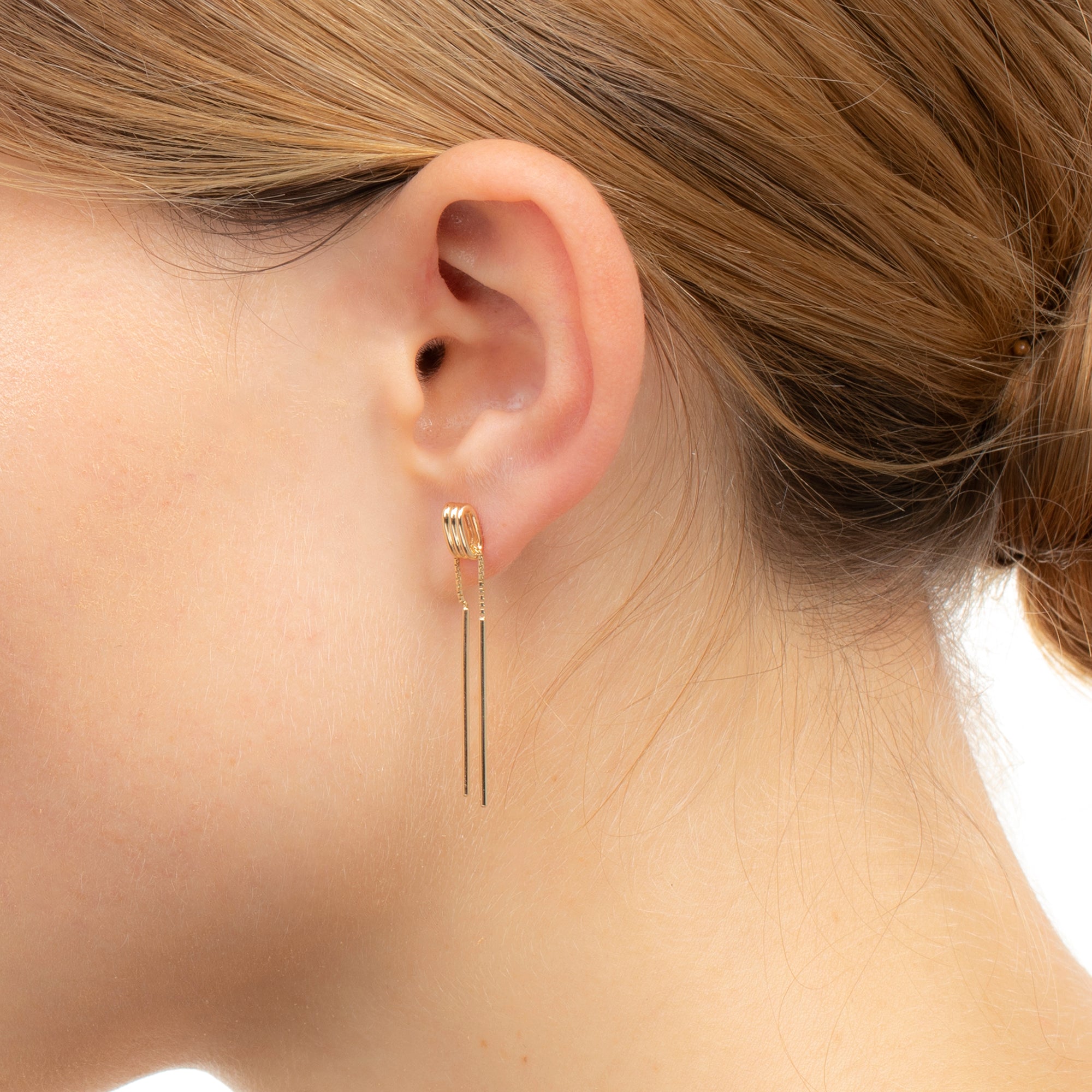 CONTORTIONIST Chain Earring Small size