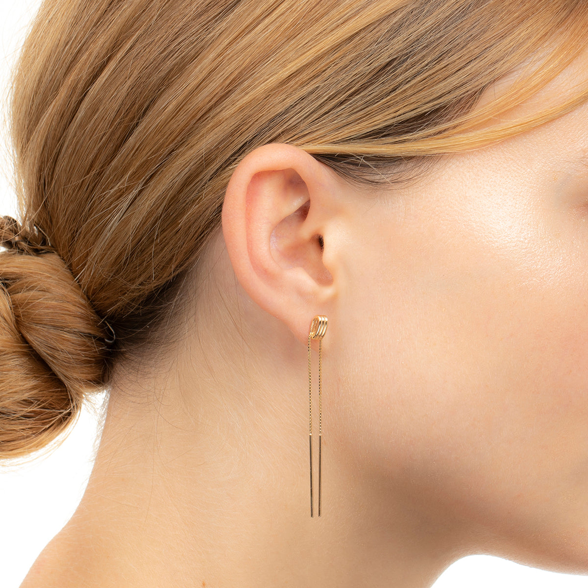 CONTORTIONIST Chain Earring Medium size