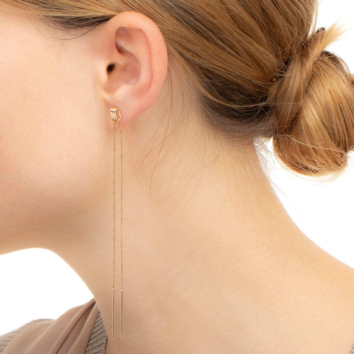 CONTORTIONIST Chain Earring Large size