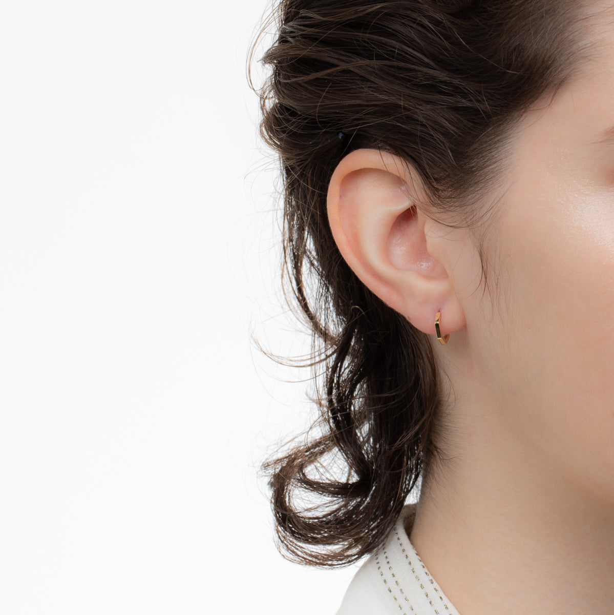 18K MANHATTAN Octagon Earring