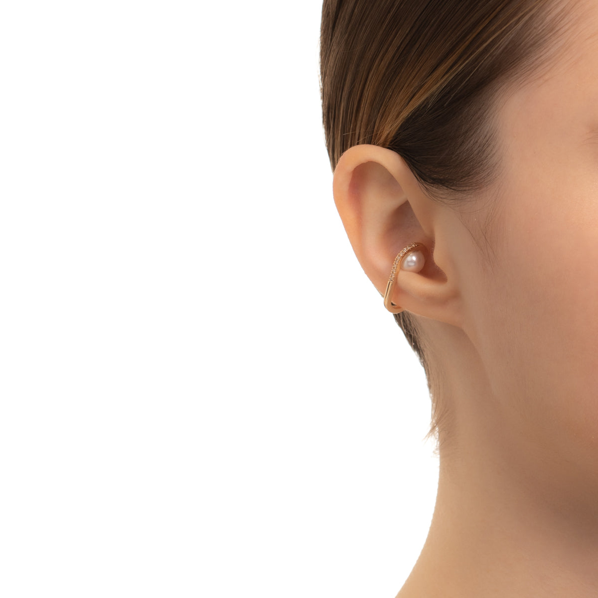 BELUGA Diamond Pearl Ear Cuff