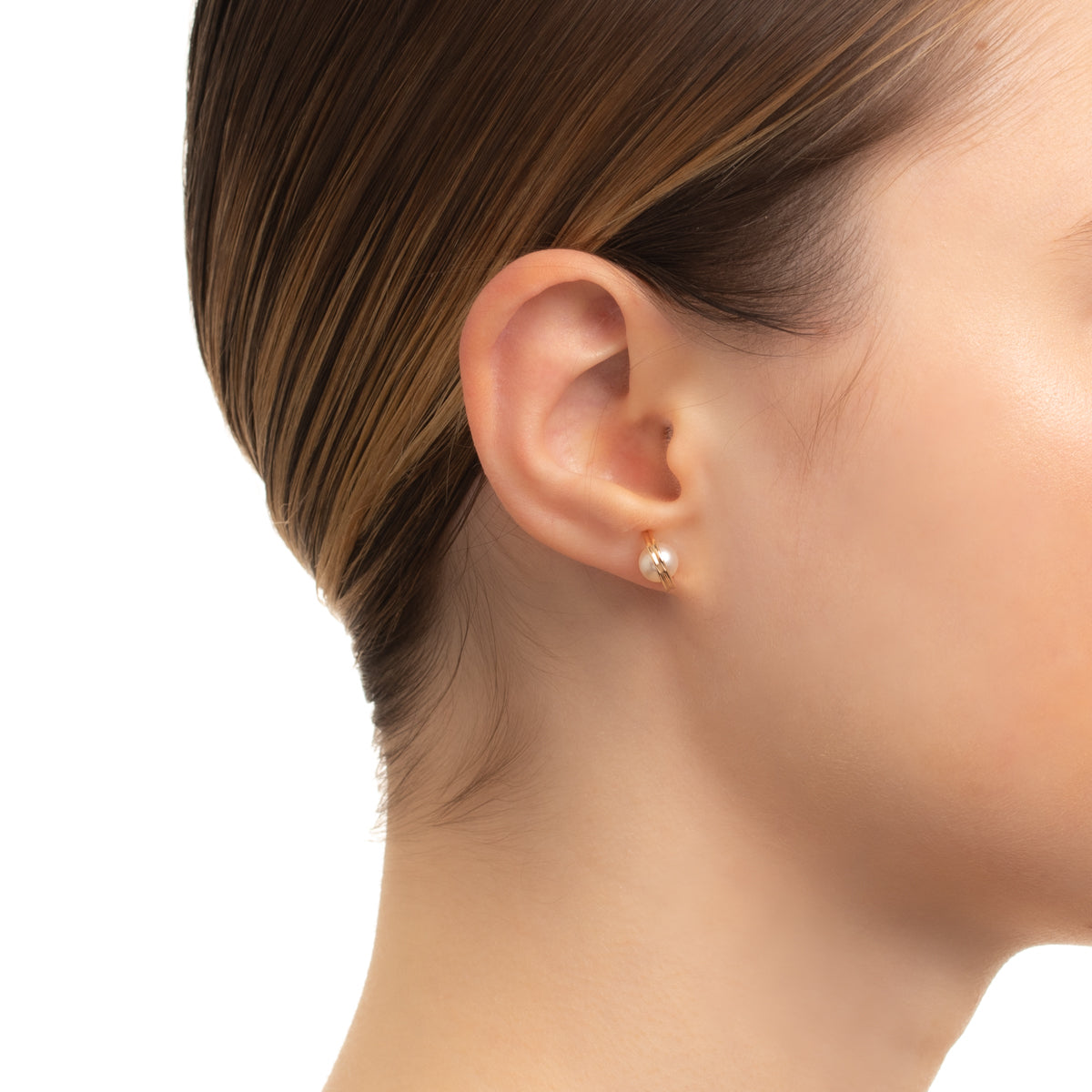 BELUGA Pearl Earring Small size