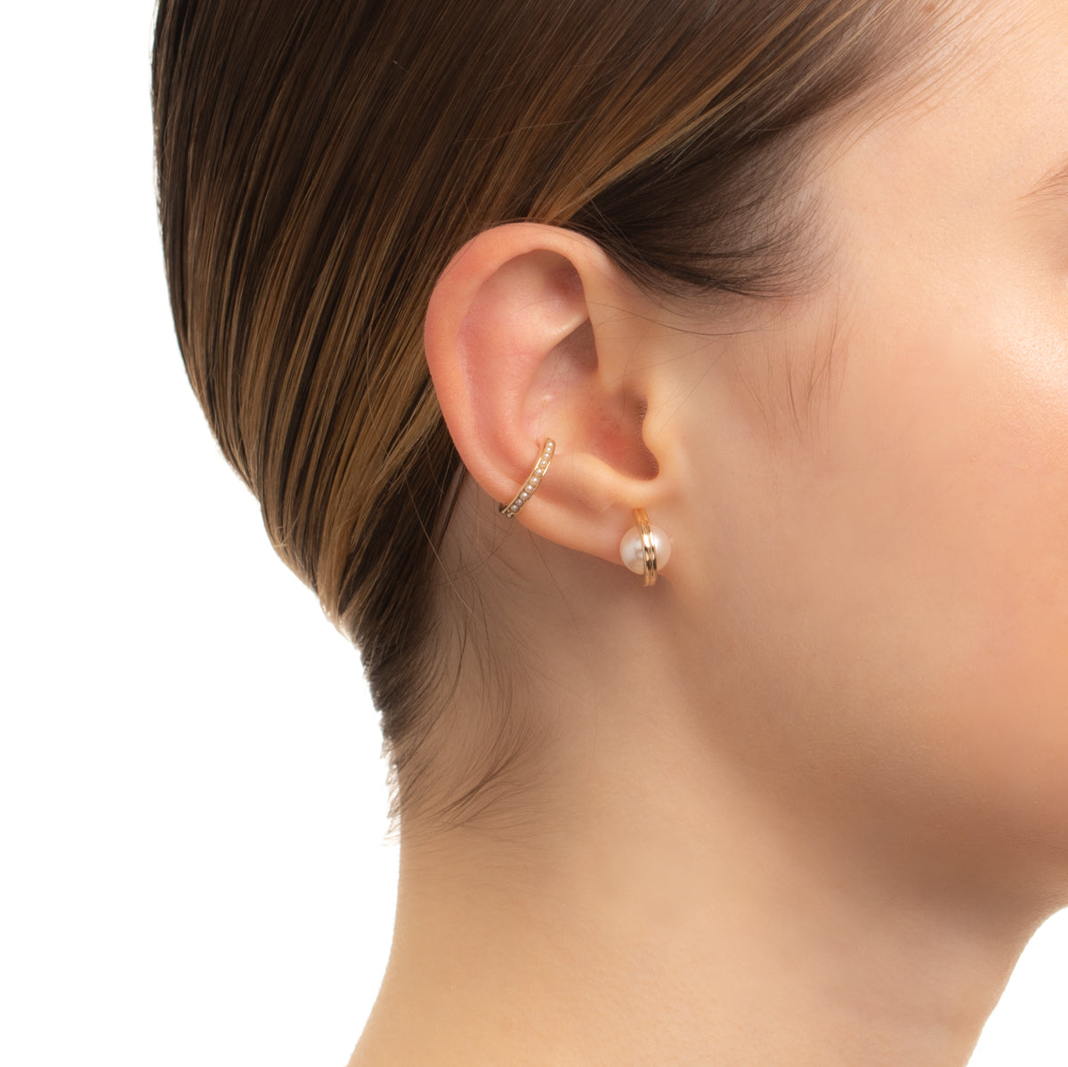 BELUGA Pearl Earring Medium size