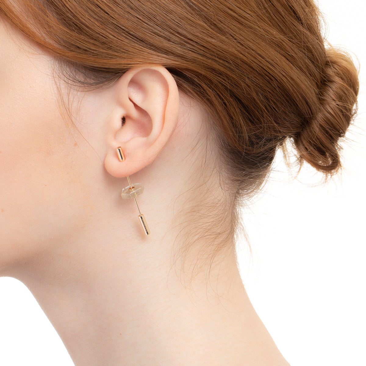 Short SPEAR Earring, Rutile