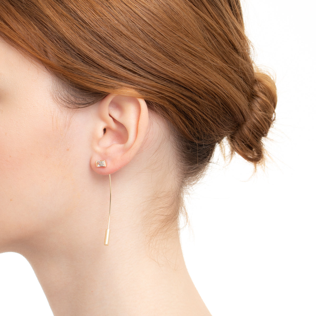 BIRD OF PARADISE Stone Arrow Earring
