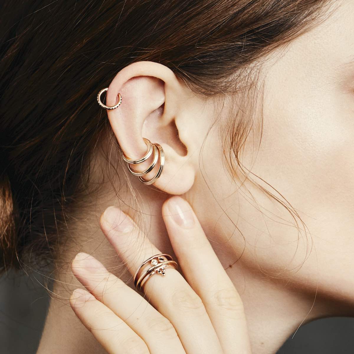 DUNE Round Ear Cuff Large size
