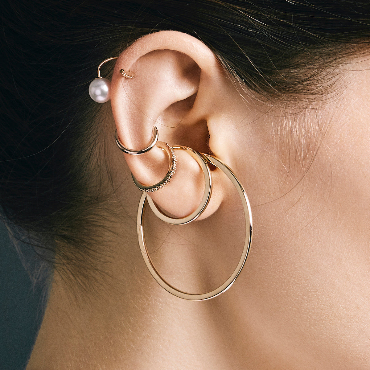 GOSSAMER Oversized Ear Cuff Extra Large size
