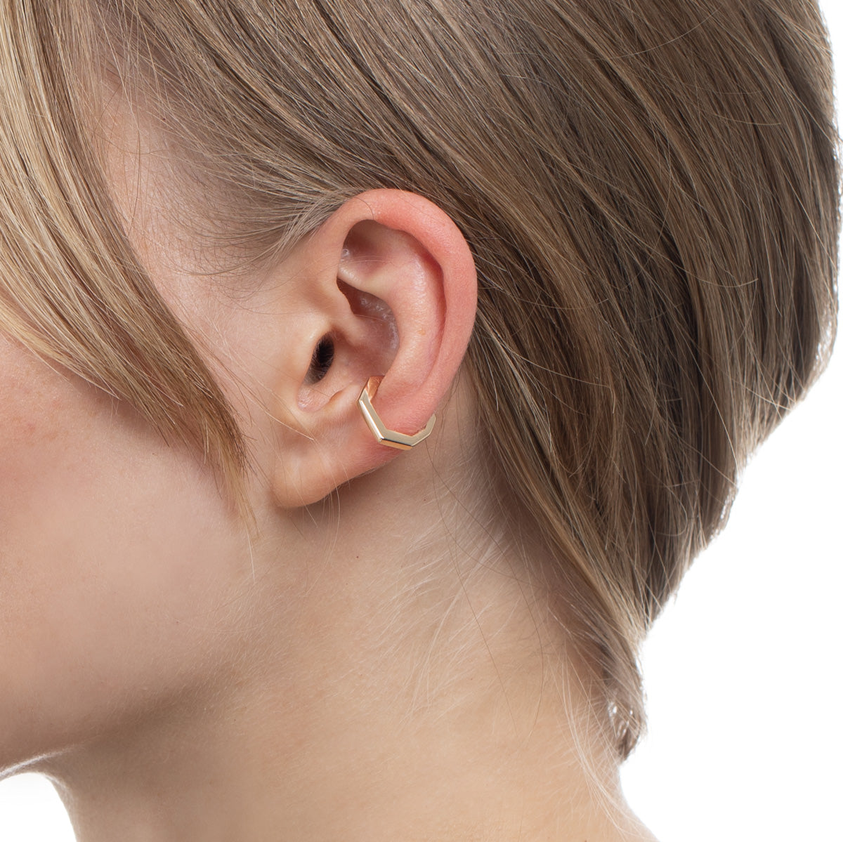 MANHATTAN Octagon Ear Cuff Small size