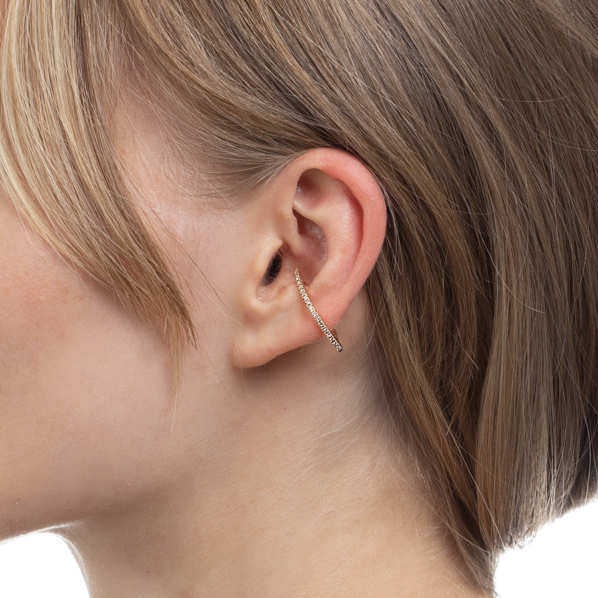 BOW Diamond Ear Cuff