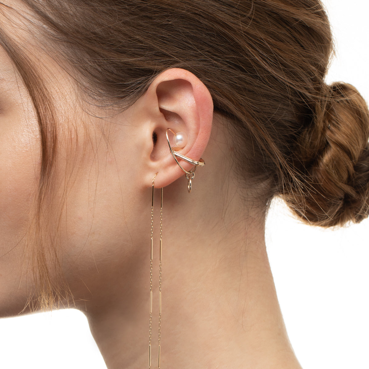 ALL ABOUT BASICS Toggle Chain Earring