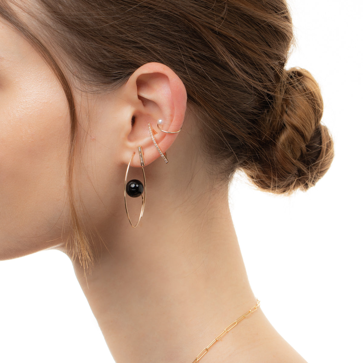 BOW Diamond Ear Cuff