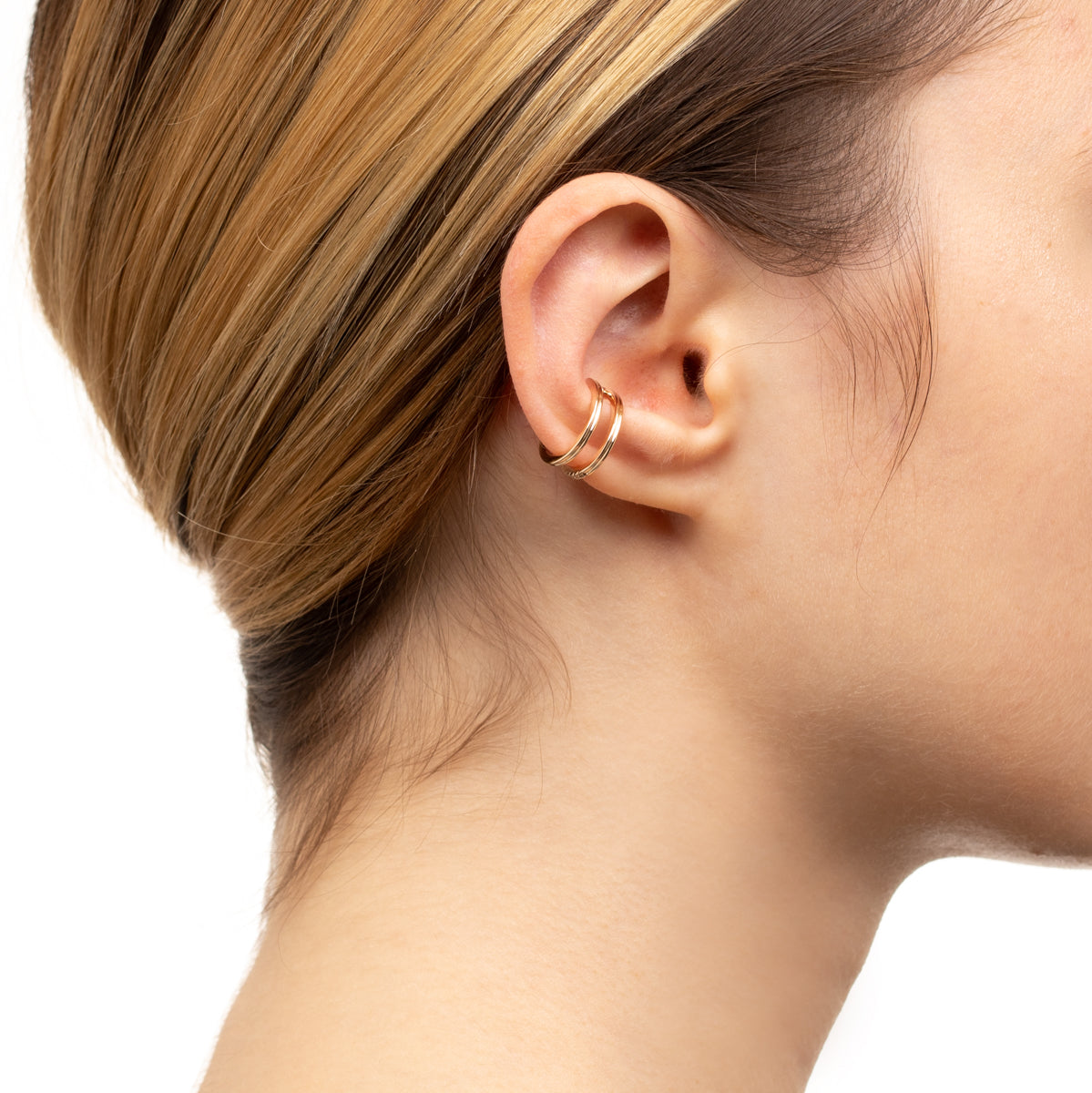 GOSSAMER Double Line Diamond Ear Cuff