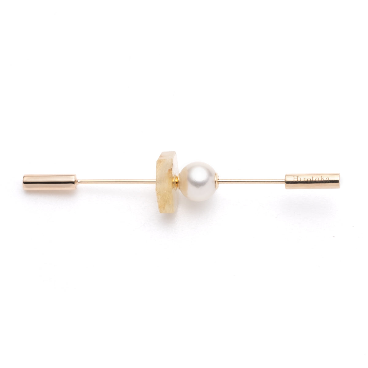 SPEAR Earring, Pearl & Rutile