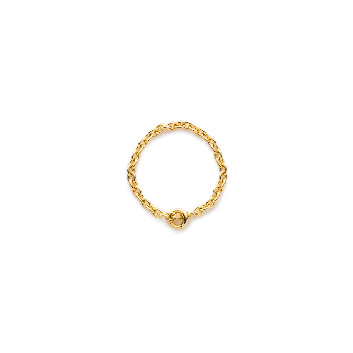 18K ALL ABOUT BASICS Chain Ring Small size