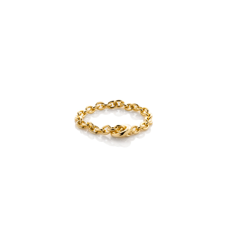 18k "All About Basics" Chain Ring M size