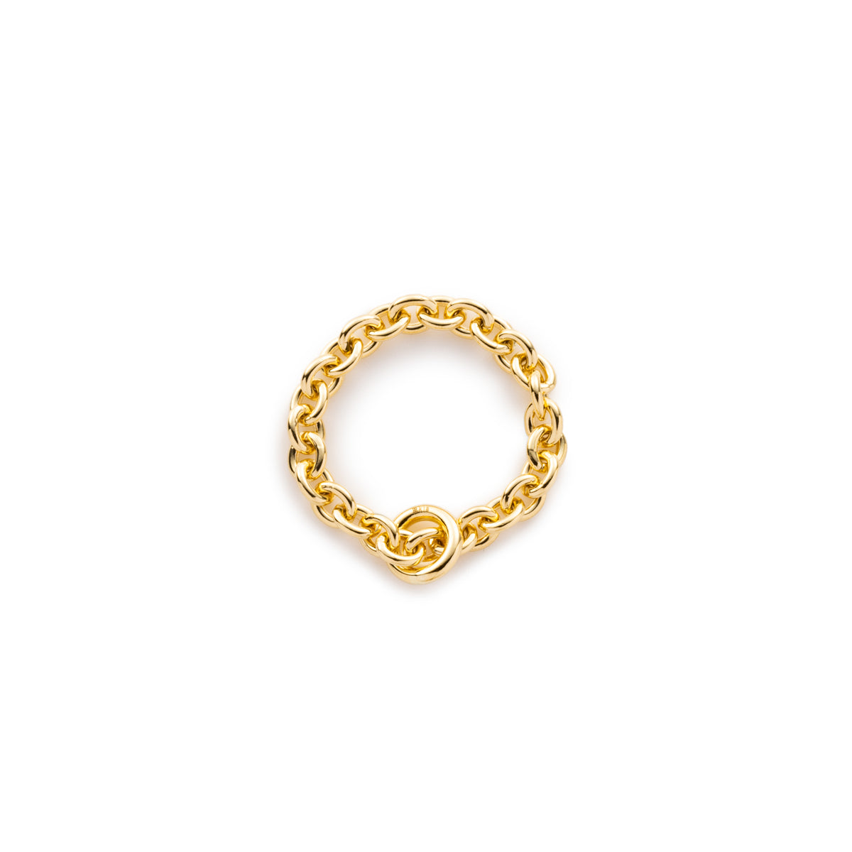18K ALL ABOUT BASICS Chain Ring Large size