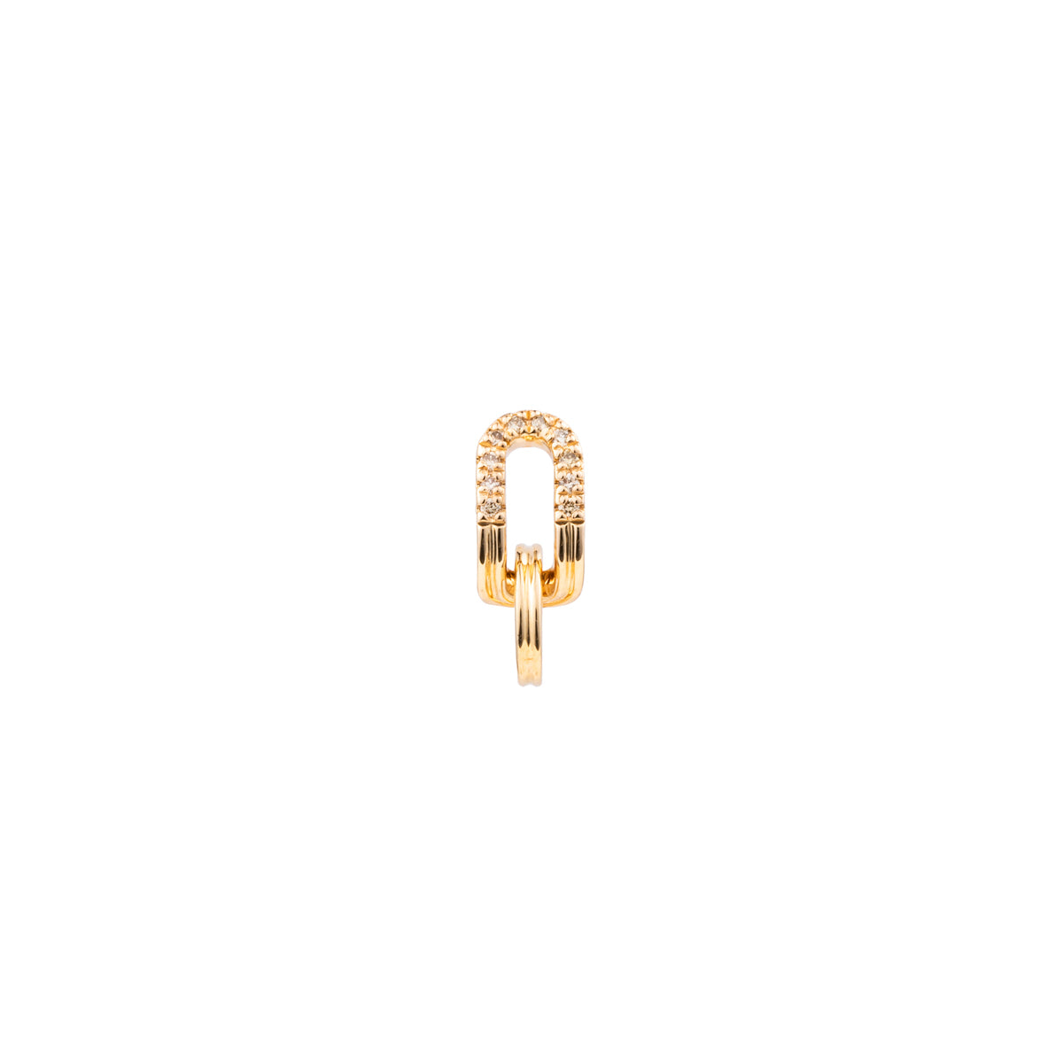 BELUGA Oblong Diamond Earring