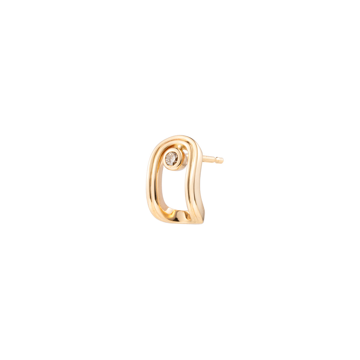 BELUGA Oblong Diamond Earring