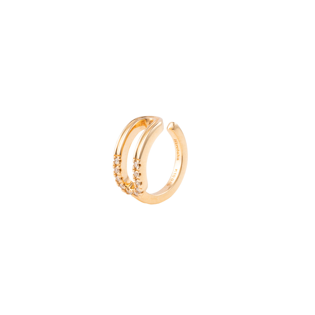 BELUGA Oblong Diamond Ear Cuff
