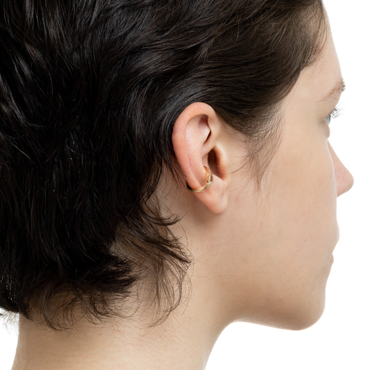 BELUGA Oblong Diamond Ear Cuff
