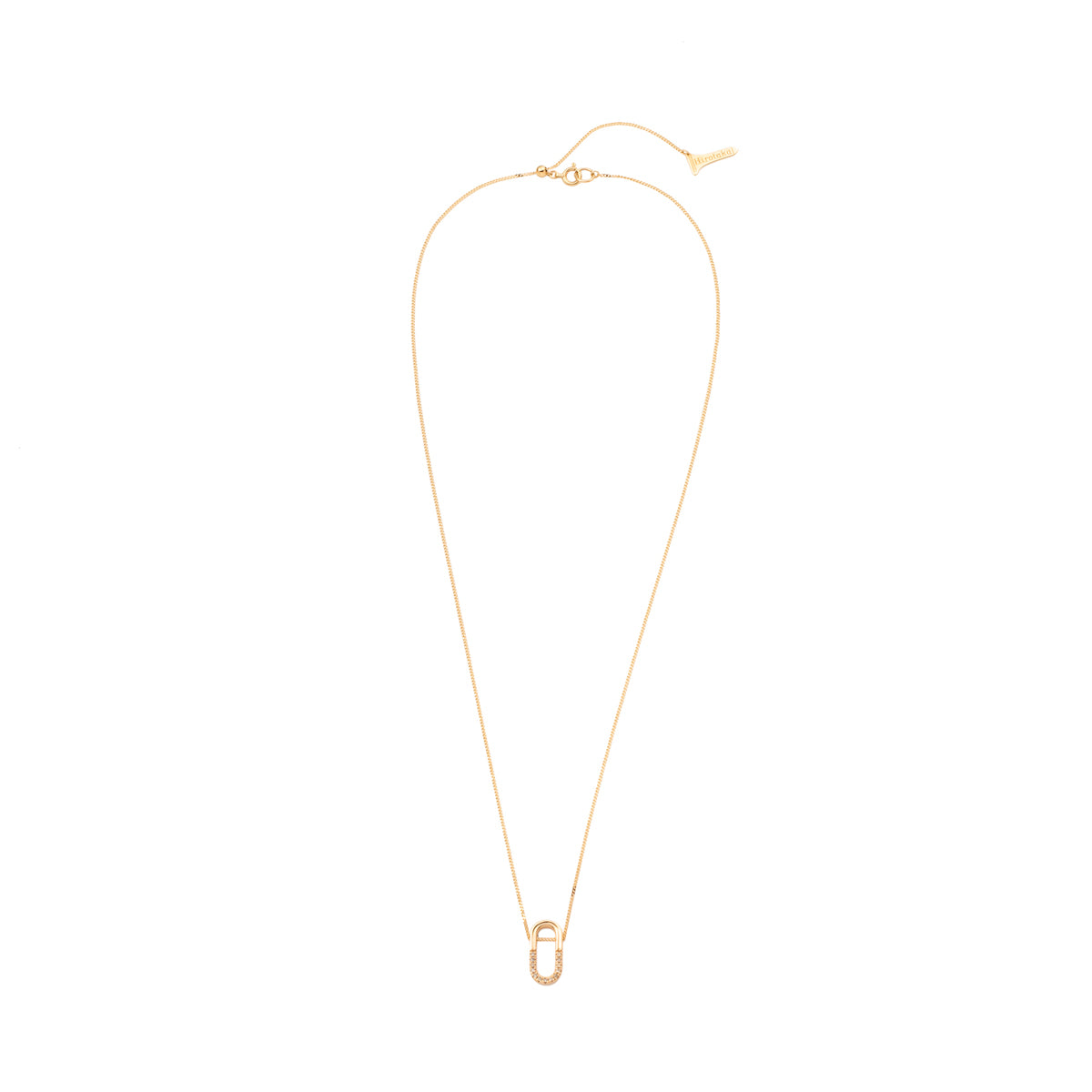 BELUGA Oblong Diamond Necklace