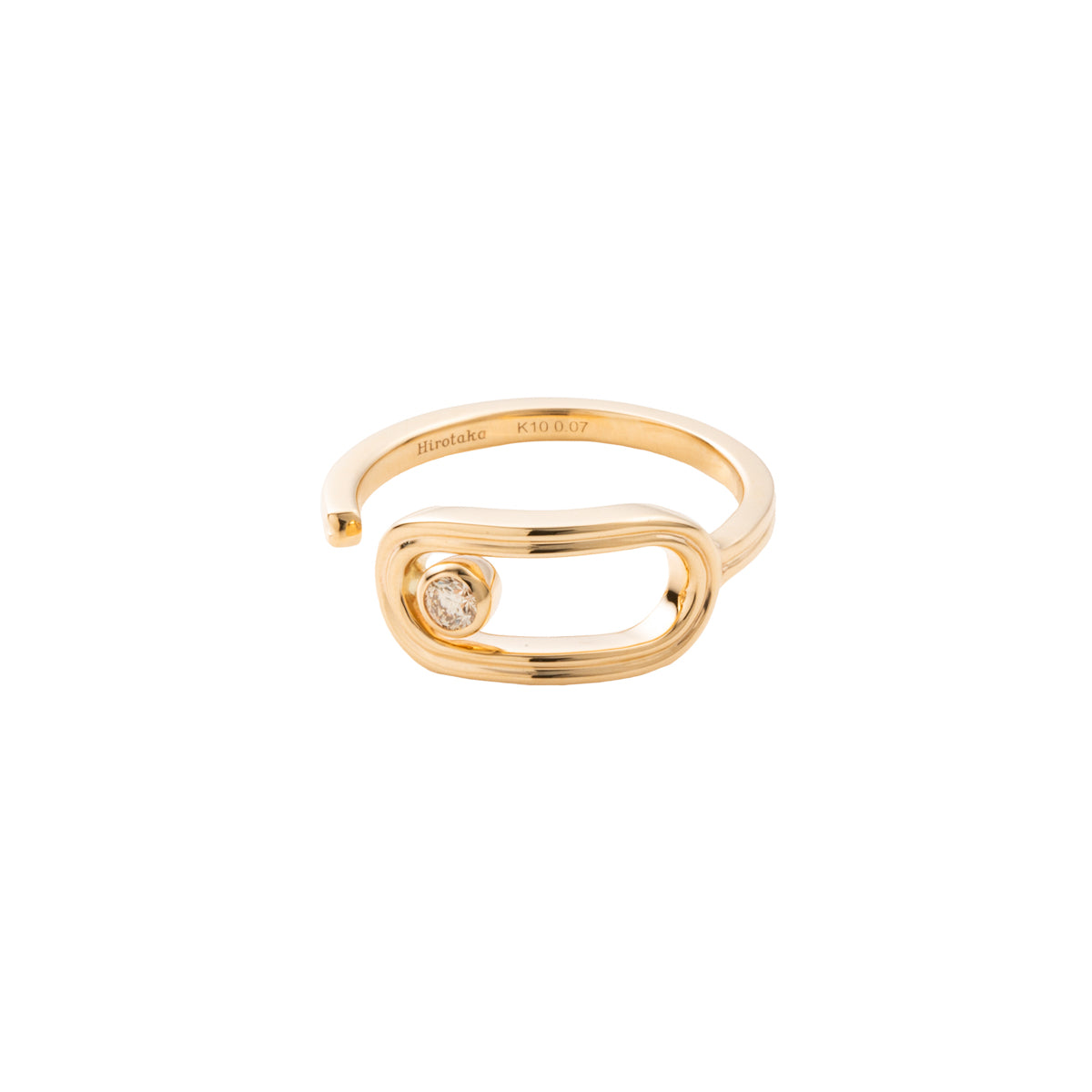 【Made-To-Order】 BELUGA Oblong Diamond Ring