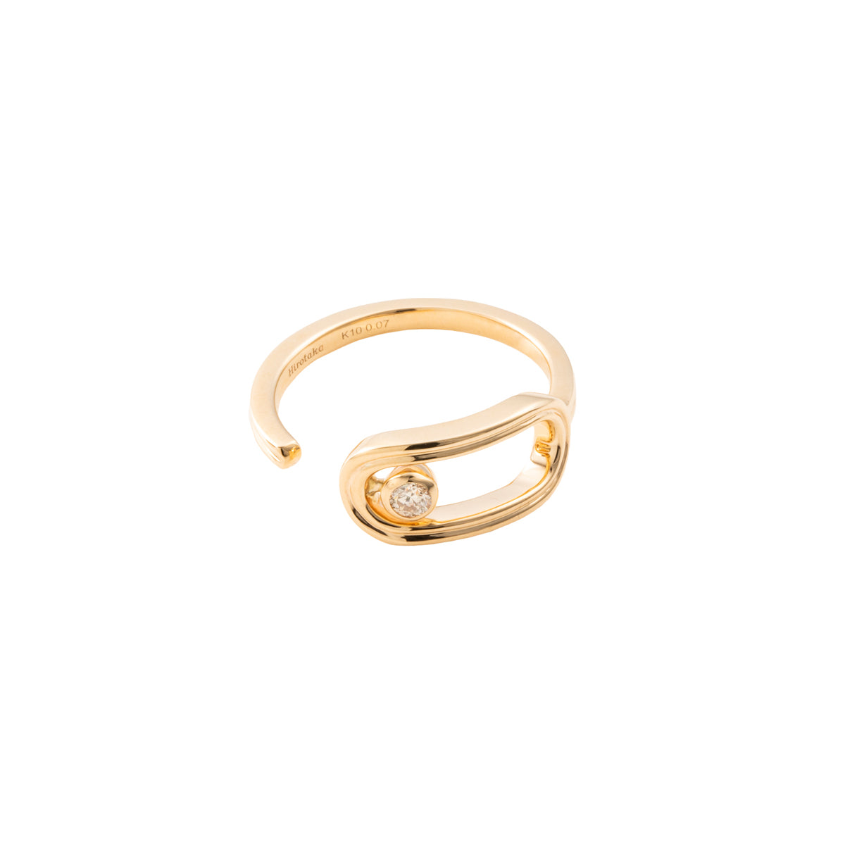 【Made-To-Order】 BELUGA Oblong Diamond Ring