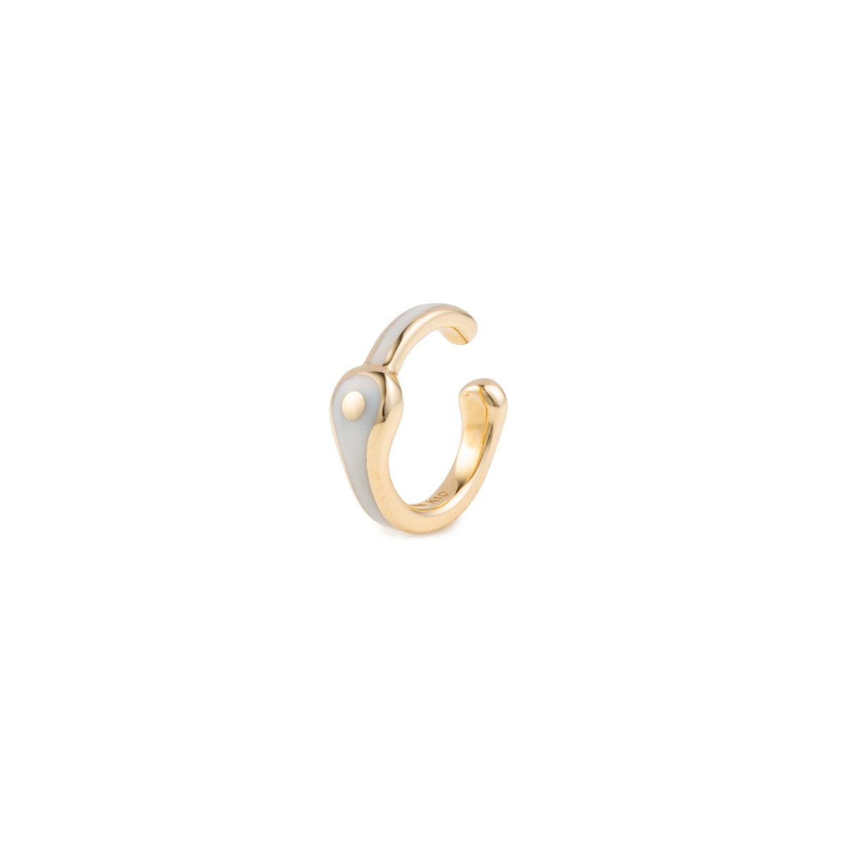 BIRD OF PARADISE Ear Cuff in Ivory White