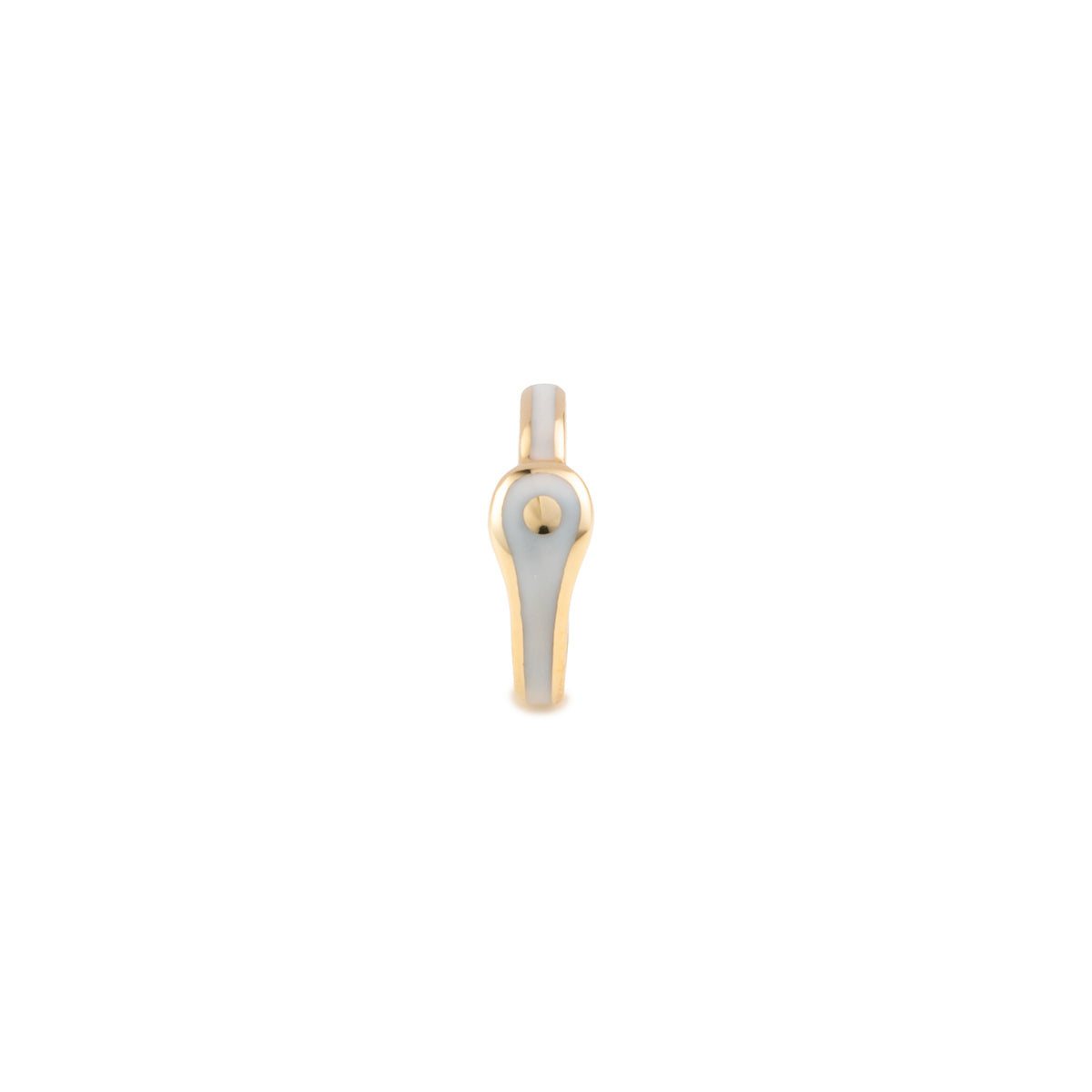 BIRD OF PARADISE Ear Cuff in Ivory White