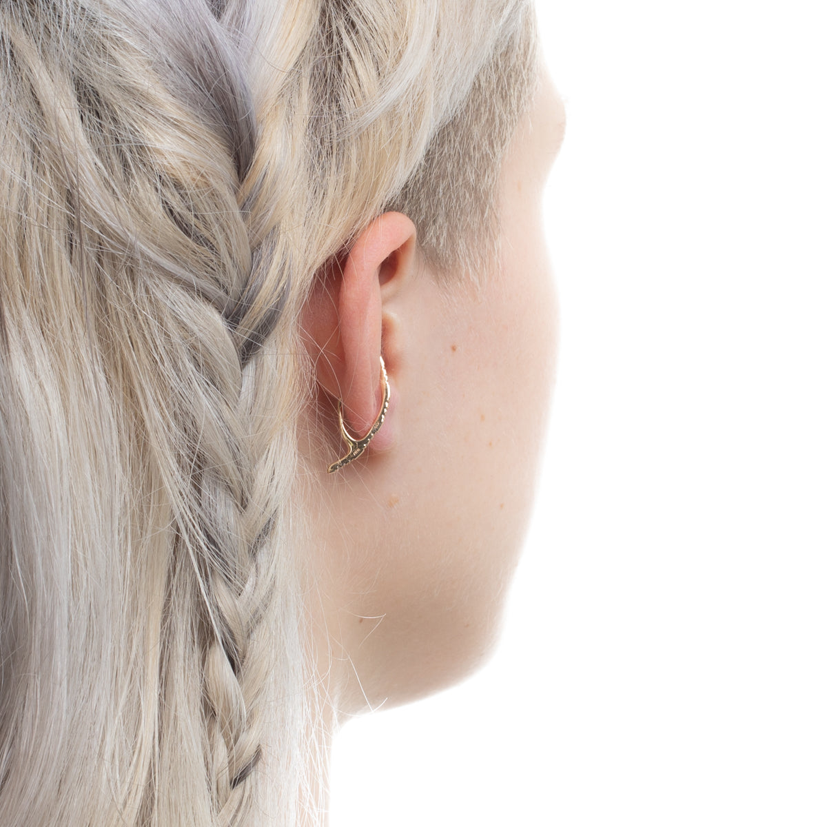 BOW Diamond Ear Cuff Large size